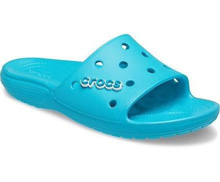 Crocs Unisex Classic Crocs Slide - Digital Aqua