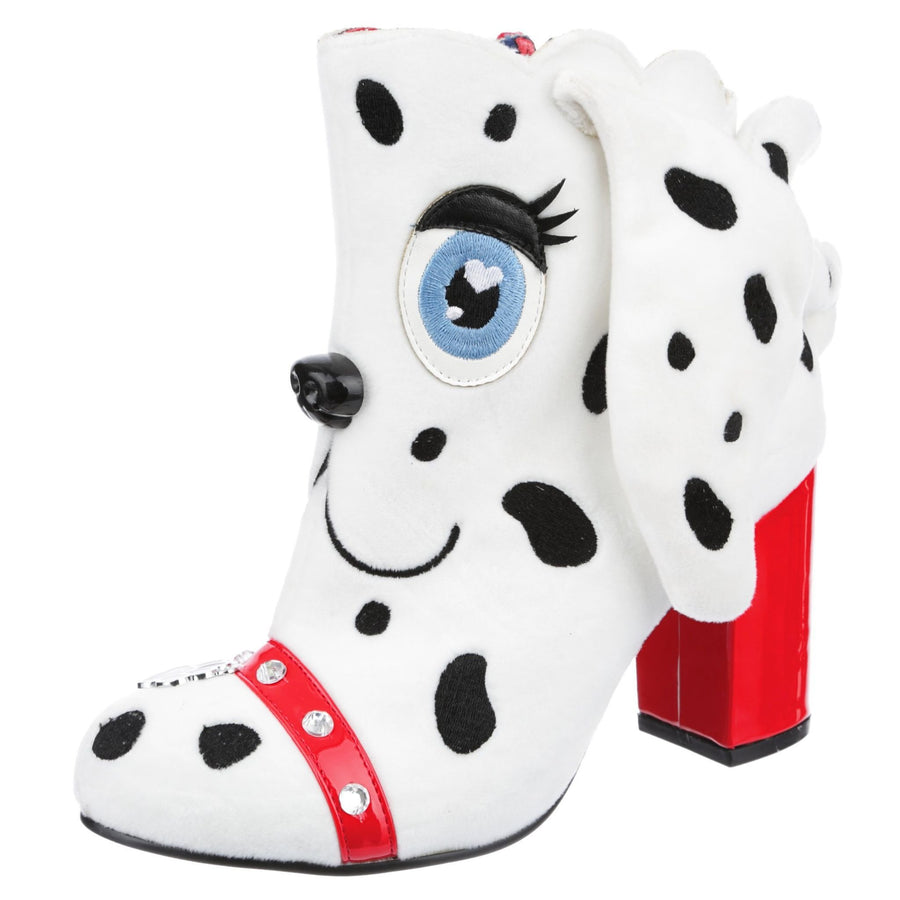 Irregular Choice Womens Pooch Perfect High Heel - White