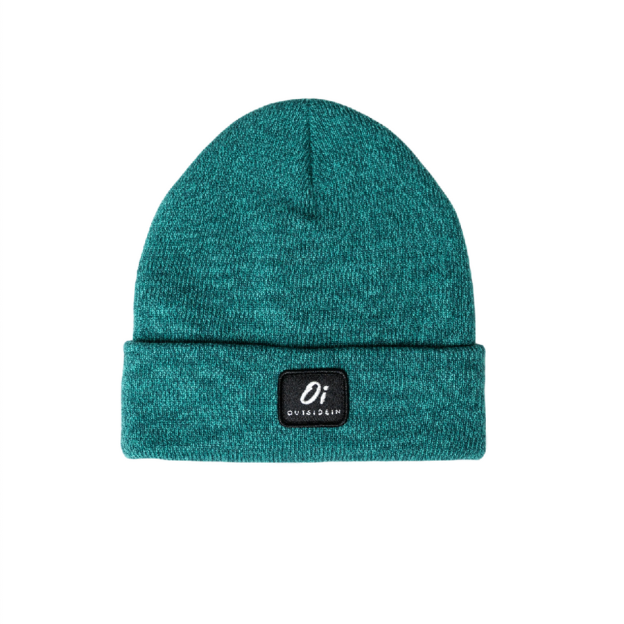 Outside In - Green Thermal Beanie