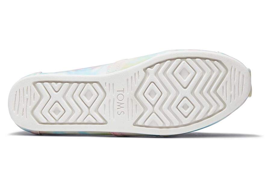 TOMS Womens Tie Dye Alpargata Espadrille - The Foot Factory