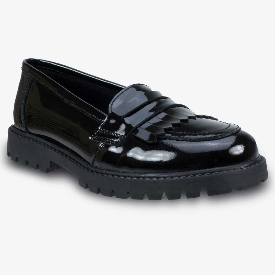 Term Kids Willow Patent Shoe - Black