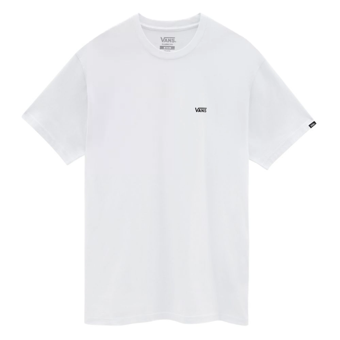 VANS Mens Classic Left Chest Logo T-Shirt - White